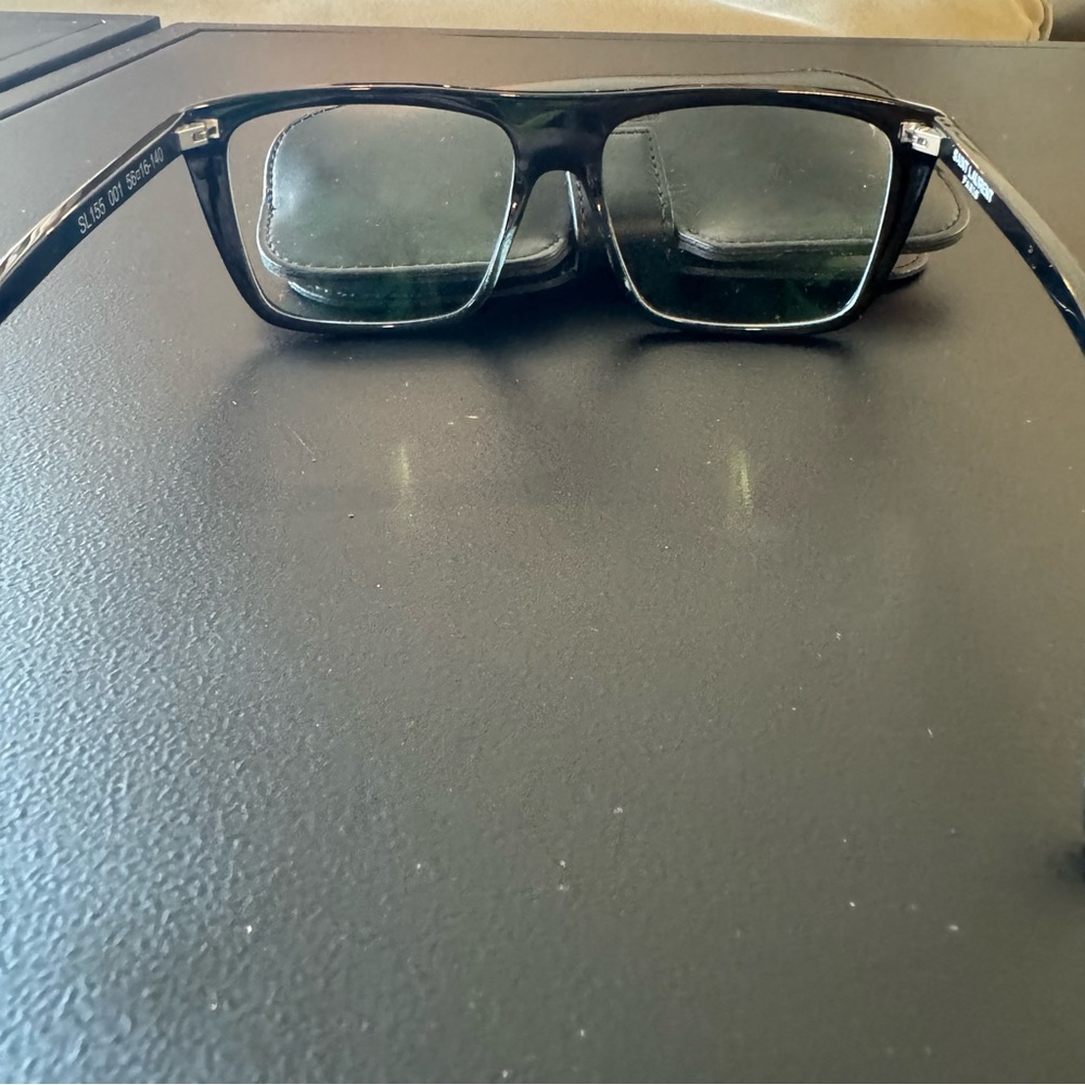 Saint Laurent SL155 Flat Top Black Optical Glasses - Picture 6 of 11